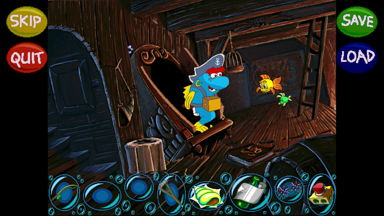 #8. Freddi Fish 1: Kelp Seeds (Android) By: Humongous Entertainment