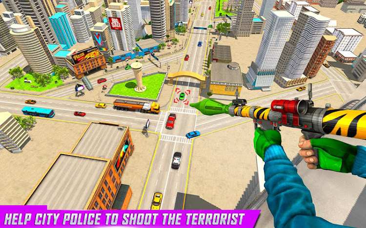 #5. Traffic Car Shooting Games (Android) By: Happy Family Studio