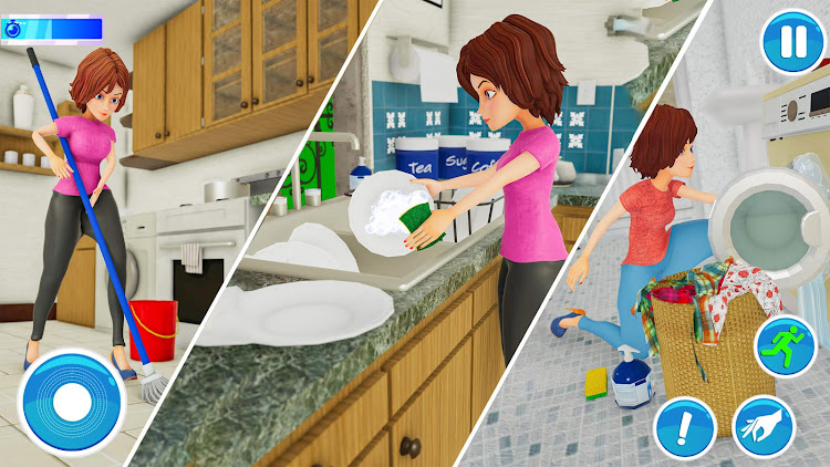 #3. Virtual Mom Family Care Game (Android) By: LoopStack Studio