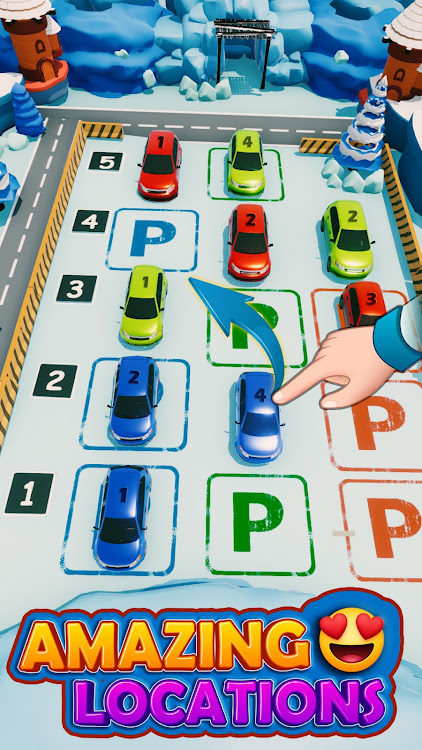 #4. Car Parking JAM: Car Sorting (Android) By: Think Games Studios