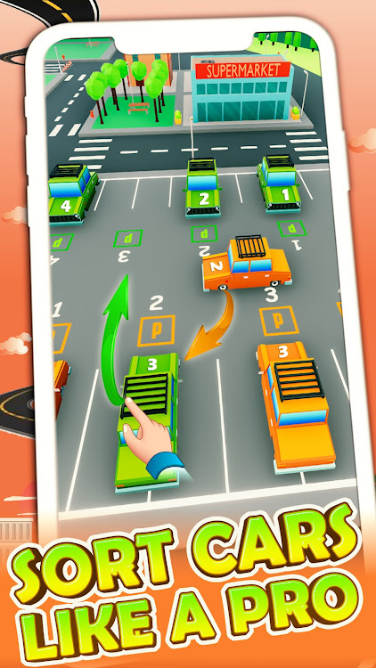 #5. Car Parking JAM: Car Sorting (Android) By: Think Games Studios