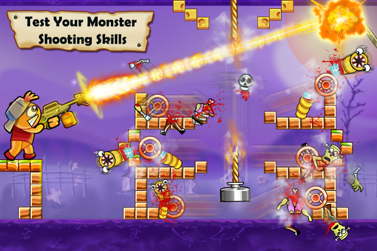 #5. Bloody Monsters: Bouncy Bullet (Android) By: RV AppStudios