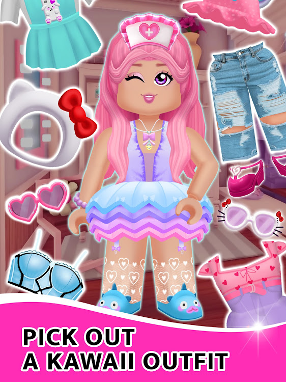 #5. Blox Girl Dress Up Games (Android) By: TopHopStudio LTD