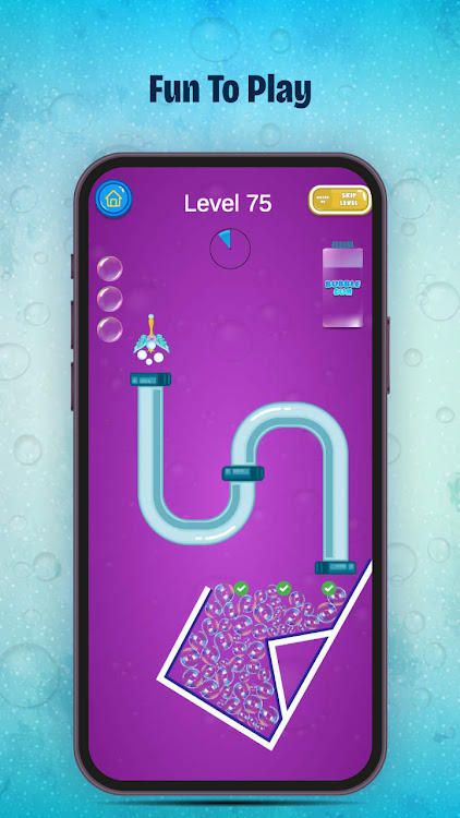 #4. Water Bubble Challenge (Android) By: Varni Infotech