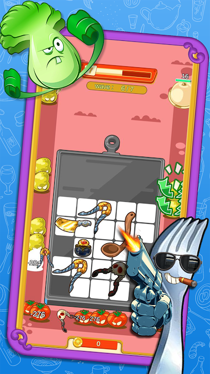 #5. Cookware Defense Game (Android) By: MM Nakrani