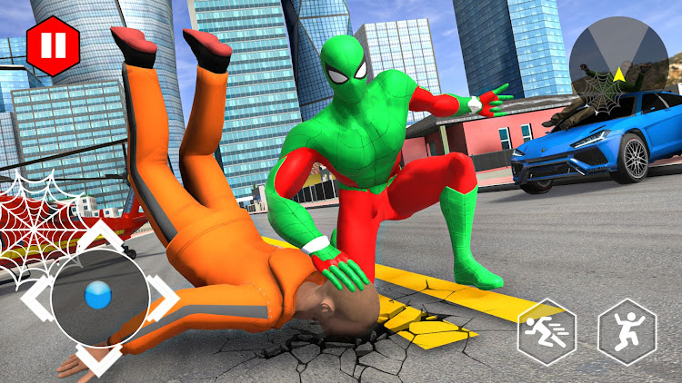 #2. Superhero Spider Games Offline (Android) By: Play 10