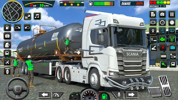 #4. US Oil Tanker Transporter Game (Android) By: Games Garage