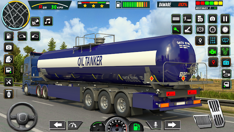 #5. US Oil Tanker Transporter Game (Android) By: Games Garage