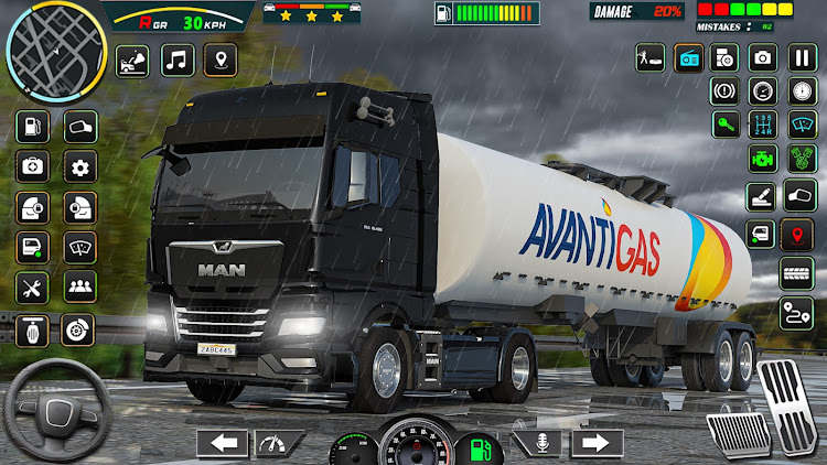 #6. US Oil Tanker Transporter Game (Android) By: Games Garage