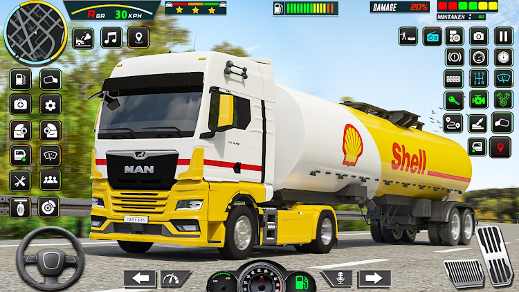 #9. US Oil Tanker Transporter Game (Android) By: Games Garage