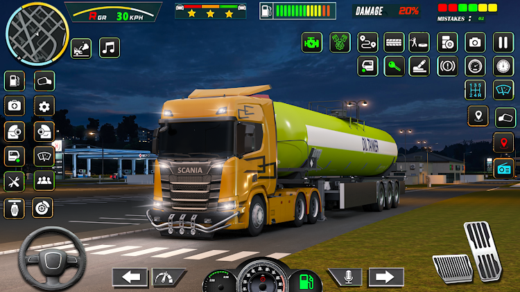 #10. US Oil Tanker Transporter Game (Android) By: Games Garage