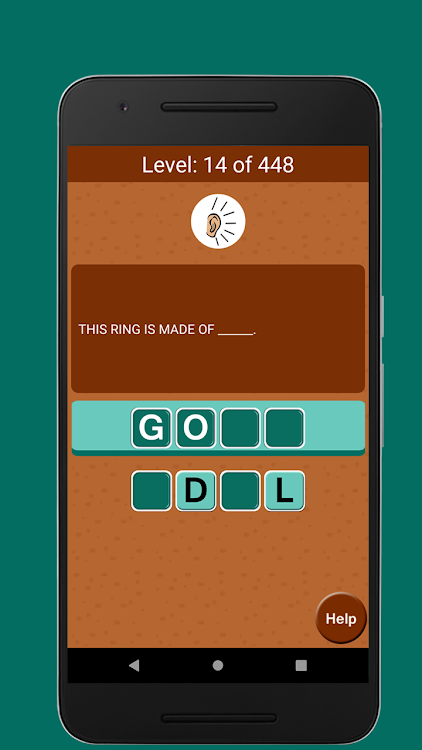 #4. Jumble Word Game (Android) By: ACKAD Developer.