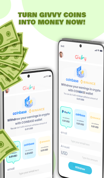 #6. Make Money Real Cash by Givvy (Android) By: Givvy