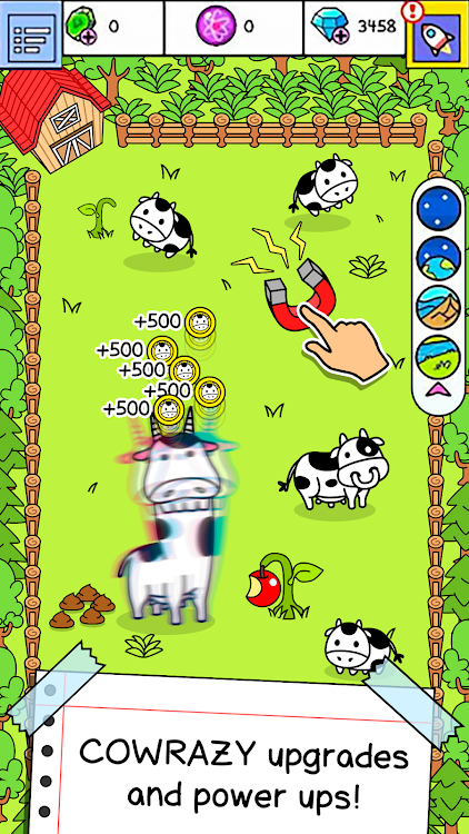 #3. Cow Evolution: Idle Merge Game (Android) By: Tapps Games