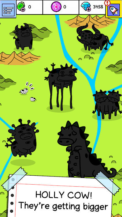 #9. Cow Evolution: Idle Merge Game (Android) By: Tapps Games