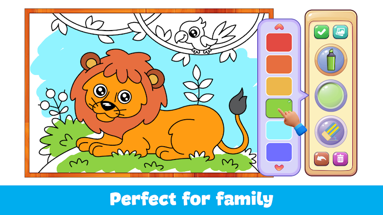 #3. Kids Coloring Game Color Learn (Android) By: kidsplaylearninggames.com