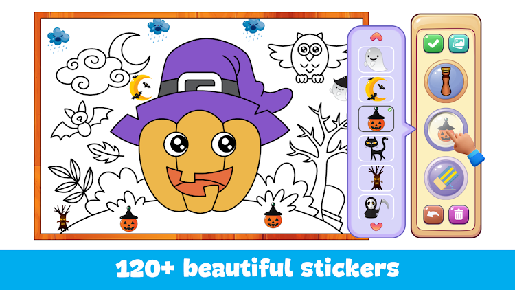 #8. Kids Coloring Game Color Learn (Android) By: kidsplaylearninggames.com