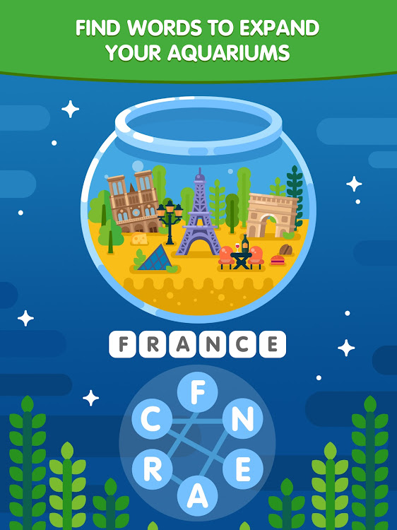 #9. Word Search Sea: Word Puzzle (Android) By: Malpa Games