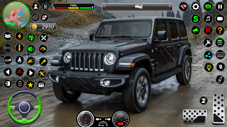 #2. Jeep Driving Simulator offRoad (Android) By: Verx Labs