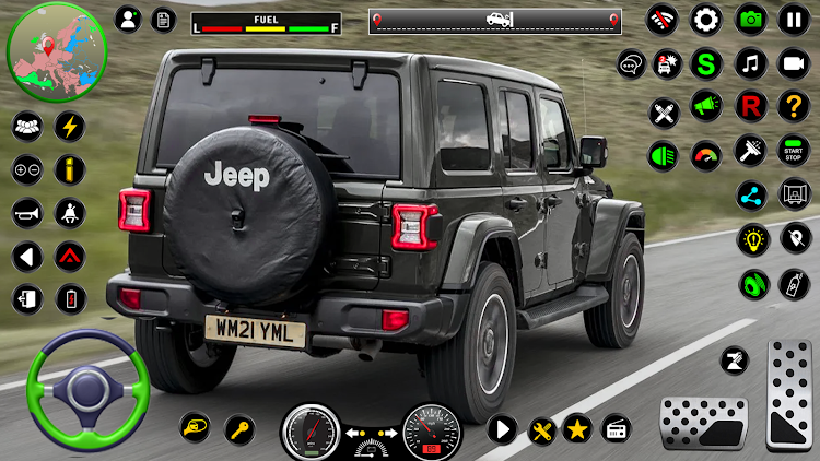 #4. Jeep Driving Simulator offRoad (Android) By: Verx Labs