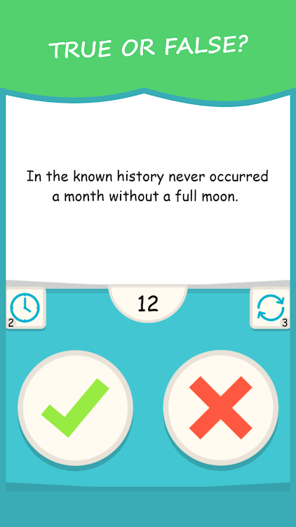 #7. True or False? Trivia Quiz (Android) By: Zebi24