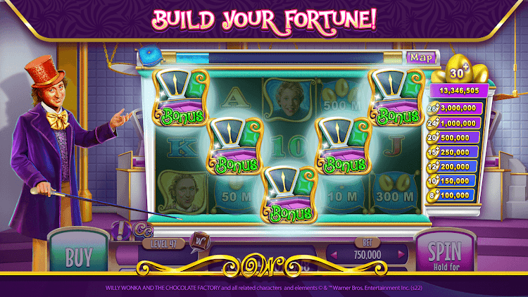 #7. Willy Wonka Vegas Casino Slots (Android) By: Zynga