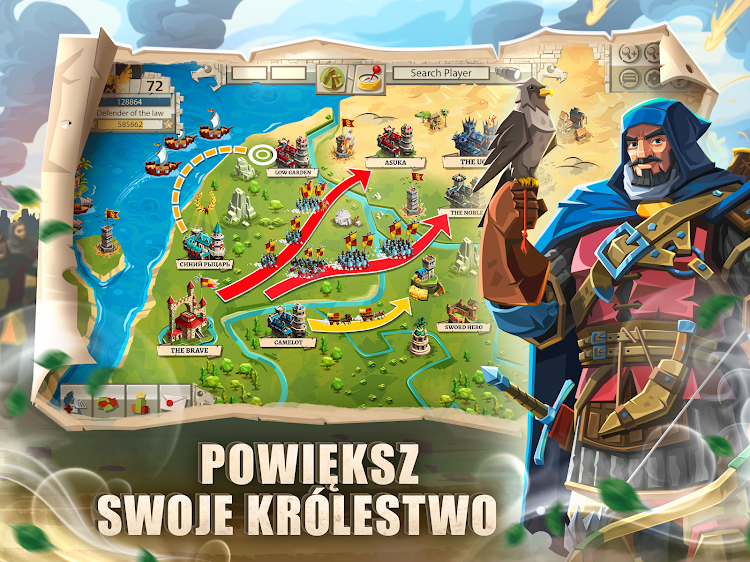 #5. Empire: Four Kingdoms (PL) (Android) By: Goodgame Studios