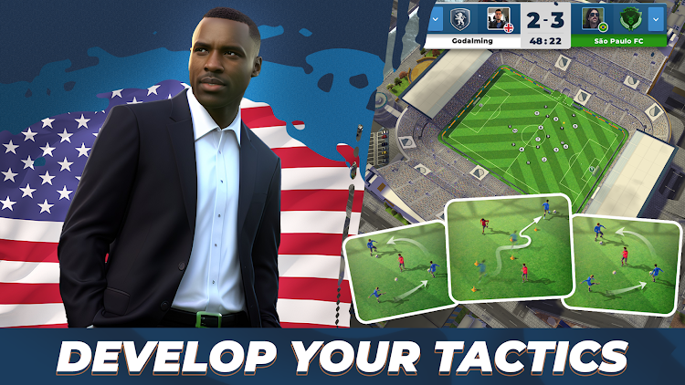 #2. Soccer - Matchday Manager 24 (Android) By: Playsport Games