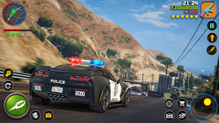 #2. Police Car Simulator Game 3D (Android) By: The Game Storm Studios Inc.