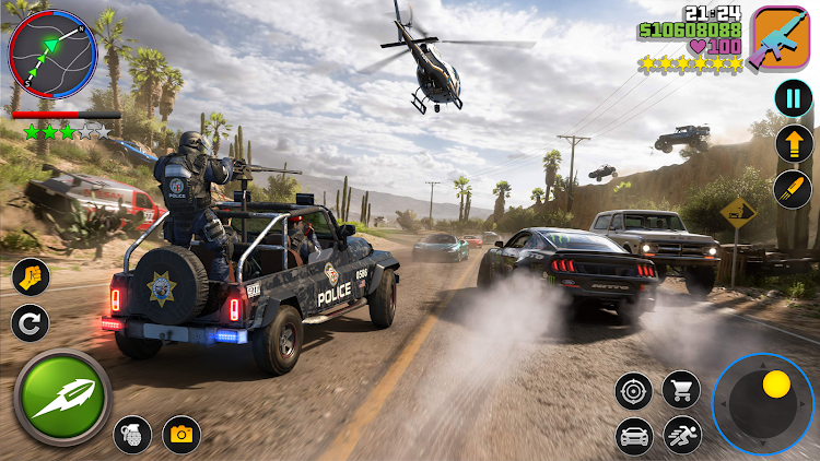 #6. Police Car Simulator Game 3D (Android) By: The Game Storm Studios Inc.