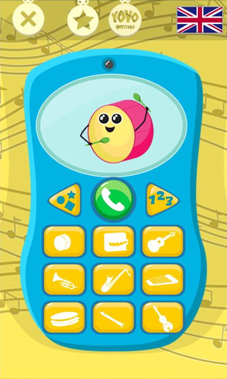 #2. Baby Phone : educational (Android) By: Y-Group games