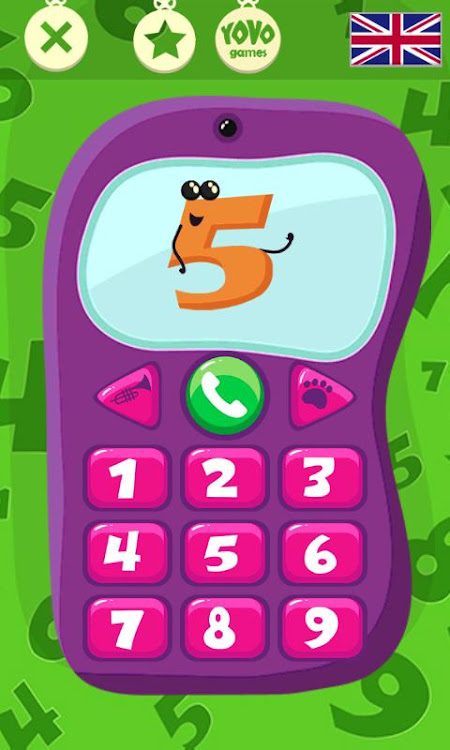 #5. Baby Phone : educational (Android) By: Y-Group games