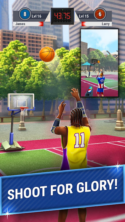 #9. 3pt Contest: Basketball Games (Android) By: Webelinx Games