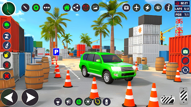 #5. Prado Car Parking: Car Driving (Android) By: Awesome Games Studios