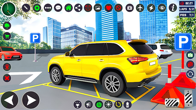 #7. Prado Car Parking: Car Driving (Android) By: Awesome Games Studios