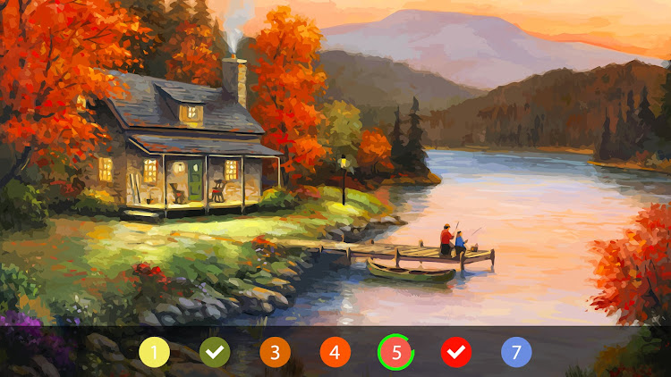 #9. ColorPlanet® Oil Painting game (Android) By: Games Vessel