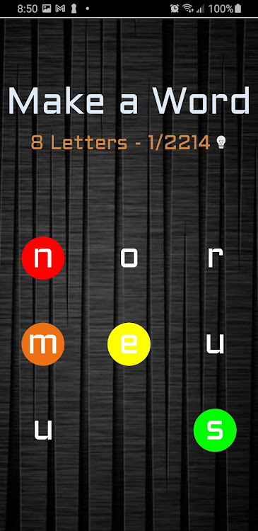 #2. Make a Word (Android) By: JChip Games