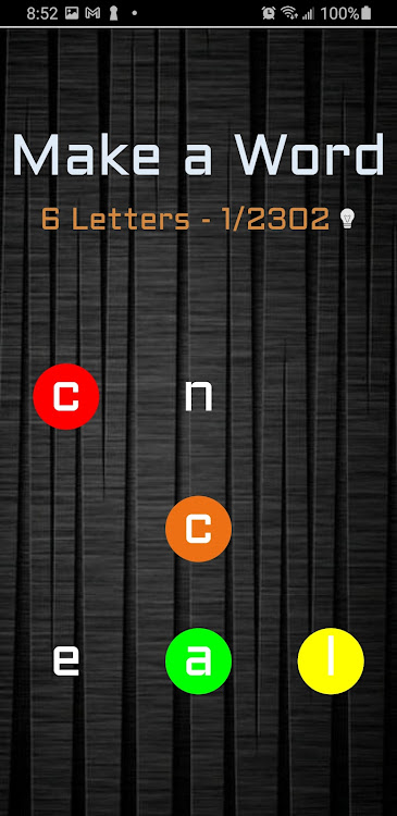 #7. Make a Word (Android) By: JChip Games