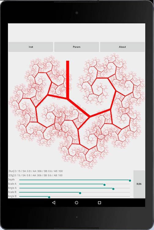 #3. Fractal Art Tree (Android) By: Alberto Vera