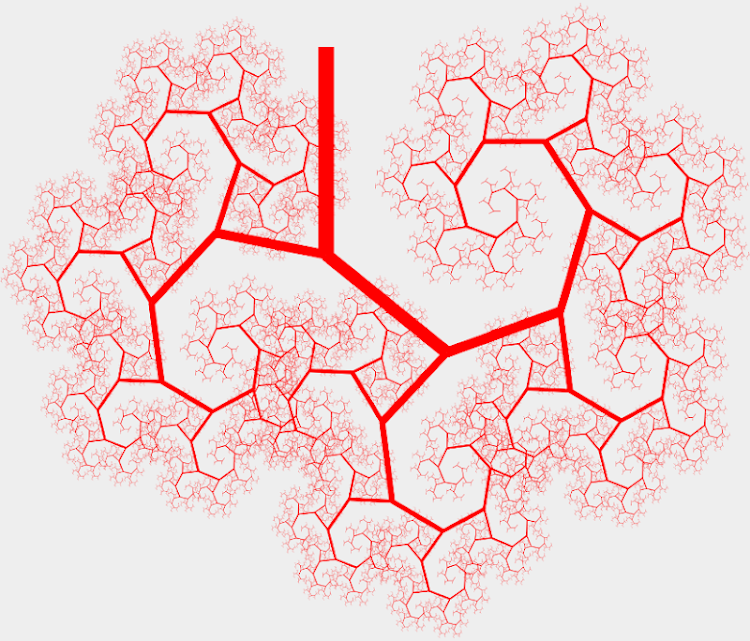 #4. Fractal Art Tree (Android) By: Alberto Vera