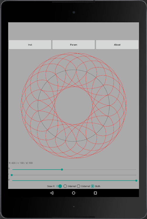 #7. Spirograph (Android) By: Alberto Vera