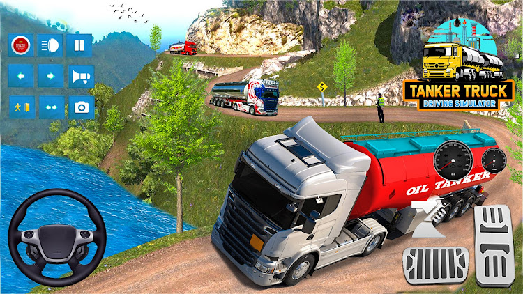 #2. Tanker Truck Driving Simulator (Android) By: Offroad Games Studio