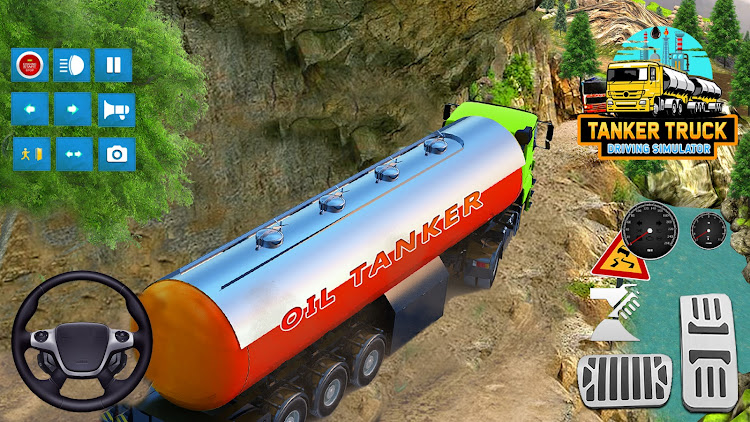 #3. Tanker Truck Driving Simulator (Android) By: Offroad Games Studio