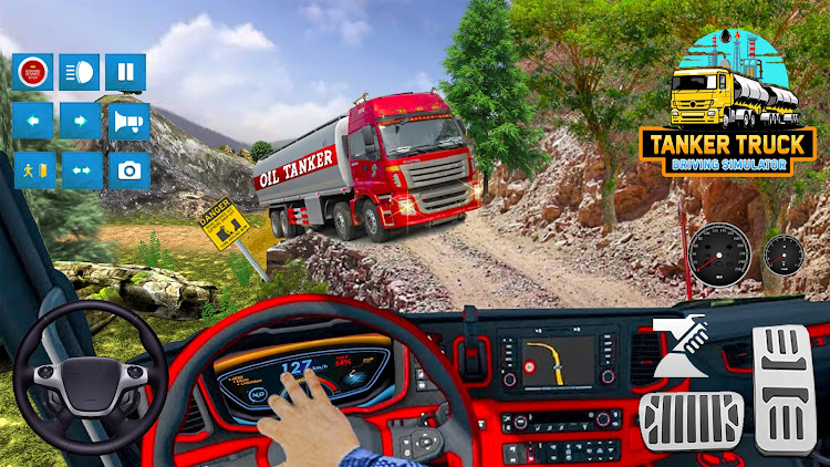 #5. Tanker Truck Driving Simulator (Android) By: Offroad Games Studio