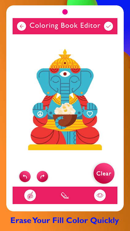 #3. Lord Ganesha Paint & Color (Android) By: HD Technolabs