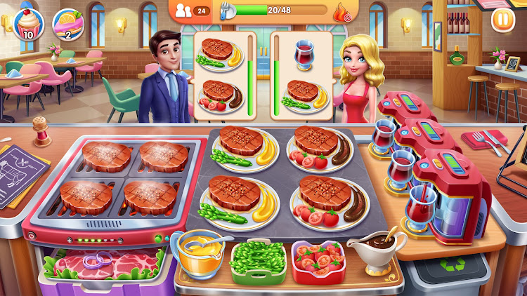 #9. My Cooking: Restaurant Game (Android) By: gameone