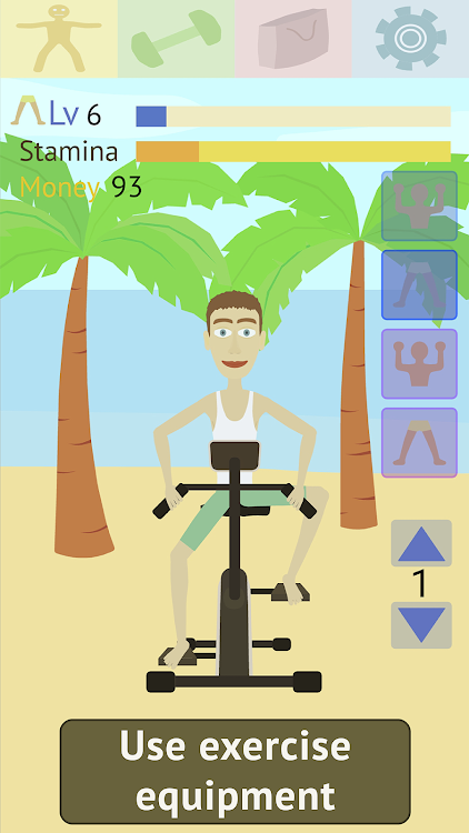 #3. Muscle Clicker: Gym Game (Android) By: Barsuk Studio