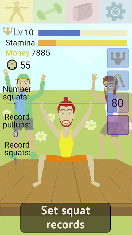 #6. Muscle Clicker: Gym Game (Android) By: Barsuk Studio