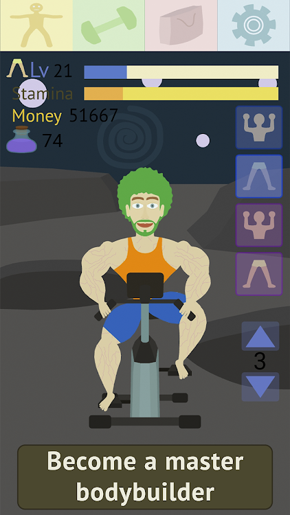 #8. Muscle Clicker: Gym Game (Android) By: Barsuk Studio