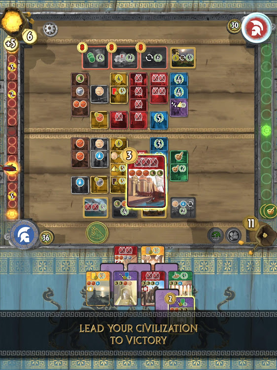 #10. 7 Wonders DUEL (Android) By: Repos Production